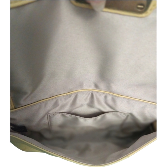 COACH Leather Kristin Wristlet, Canary golden yellow. EUC, carried once. - Picture 5 of 7